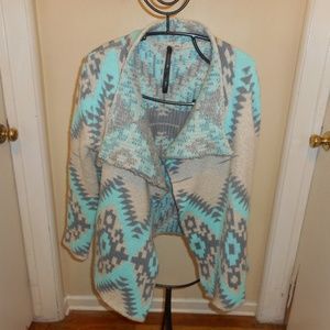 RENEE C OPEN CARDIGAN WOMEN SWEATER SMALL